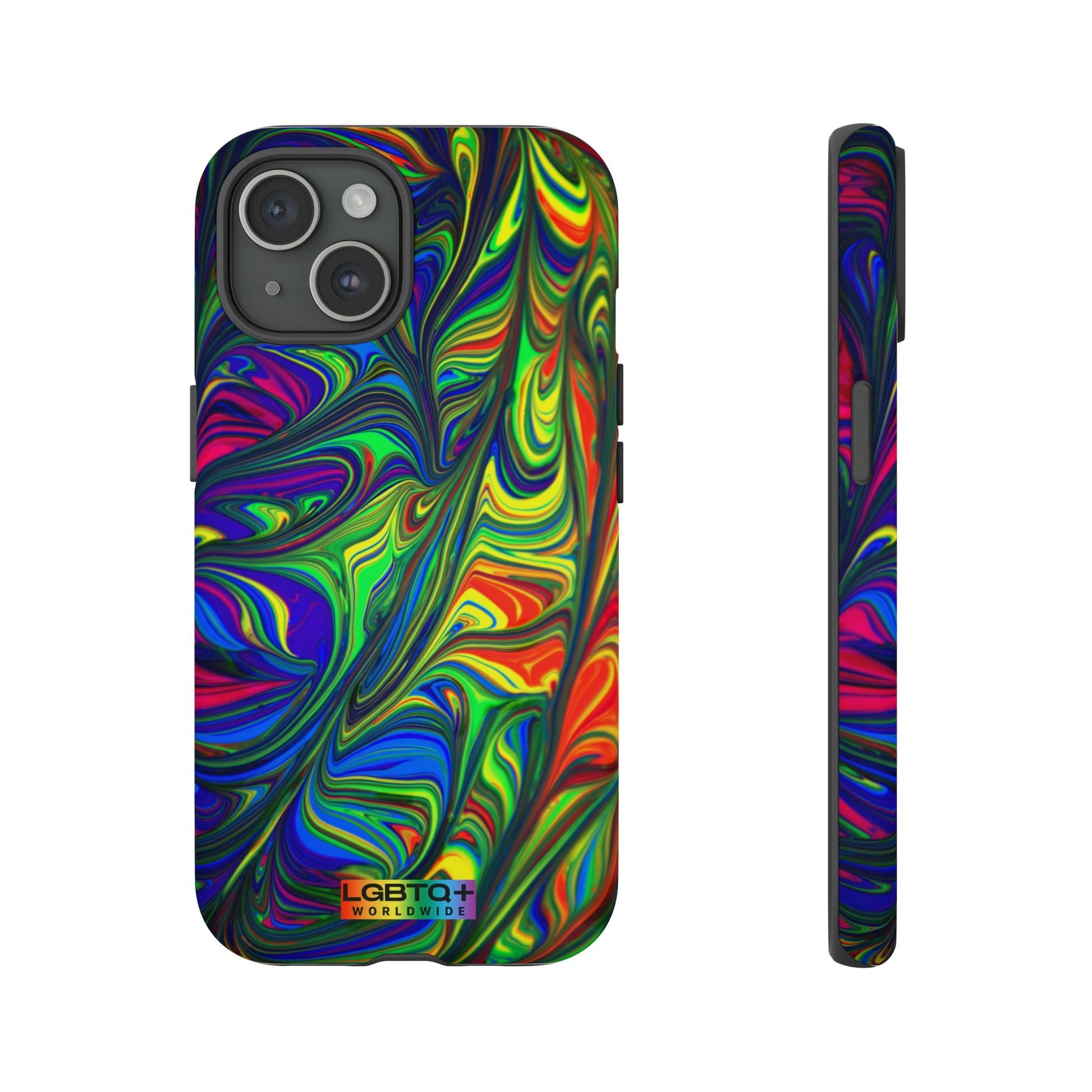 LGBTQWorldwide - ,,ILLUSION" Doppelgehäuse Handyhülle Accessories, Glossy, iPhone Cases, Matte, Phone accessory, Phone Cases, Samsung Cases, Thermo, Valentine's Day Picks lgbtq Bekleidung Accessoires unisex Zubehör