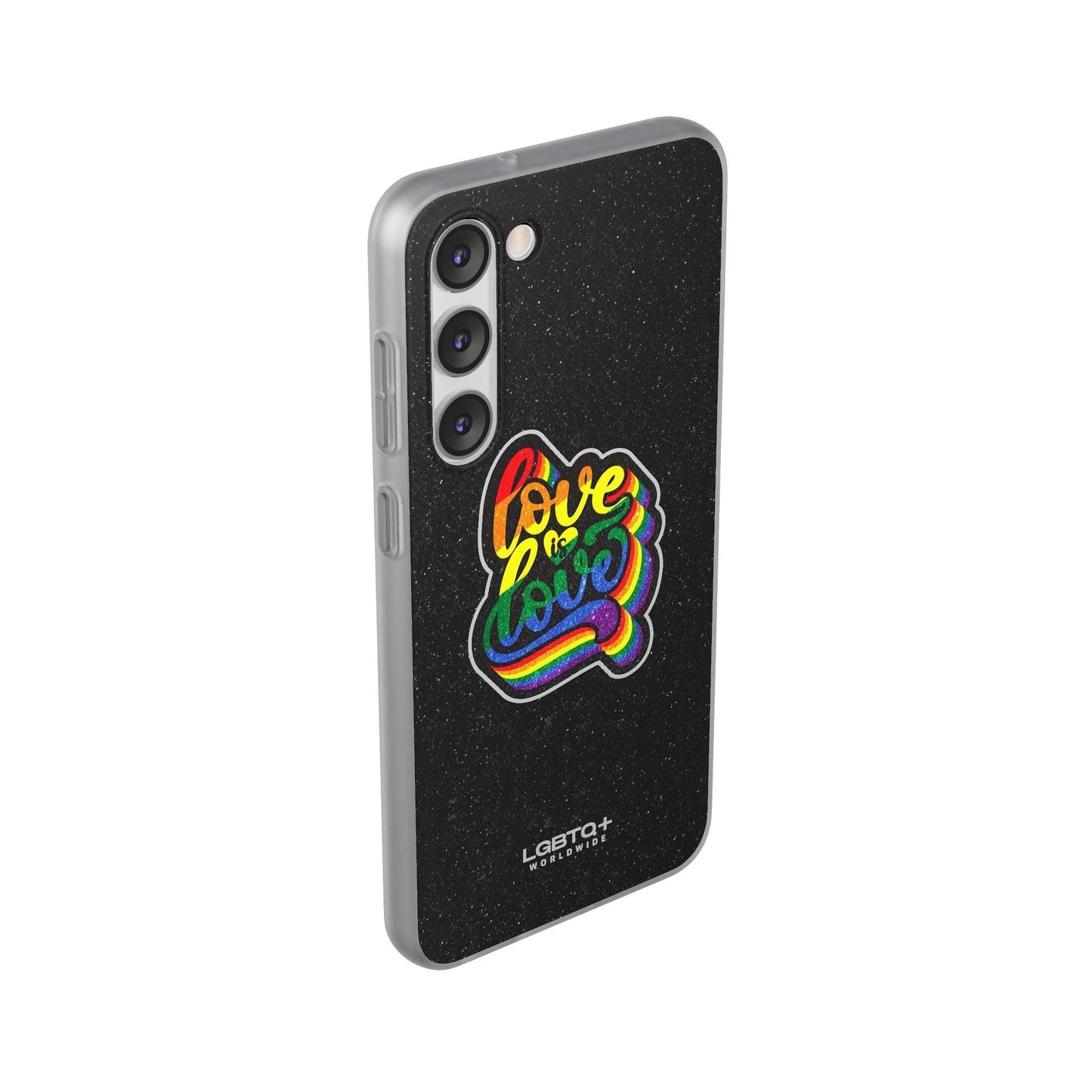 LGBTQWorldwide - ,,LIEBE IST LIEBE" Flexible Handyhülle Accessories, Case, iPhone, iPhone Cases, Phone accessory, Phone Cases, Samsung Cases, Valentine's Day promotion lgbtq Bekleidung Accessoires unisex Zubehör