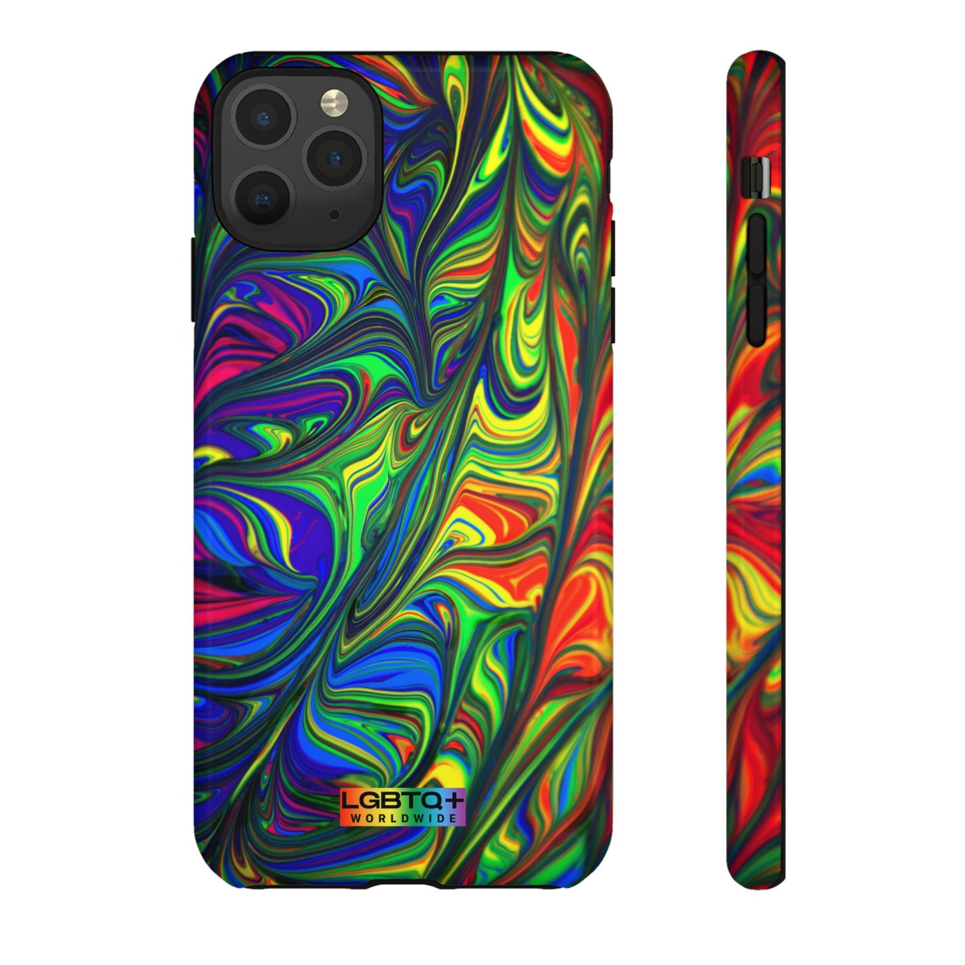 LGBTQWorldwide - ,,ILLUSION" Doppelgehäuse Handyhülle Accessories, Glossy, iPhone Cases, Matte, Phone accessory, Phone Cases, Samsung Cases, Thermo, Valentine's Day Picks lgbtq Bekleidung Accessoires unisex Zubehör