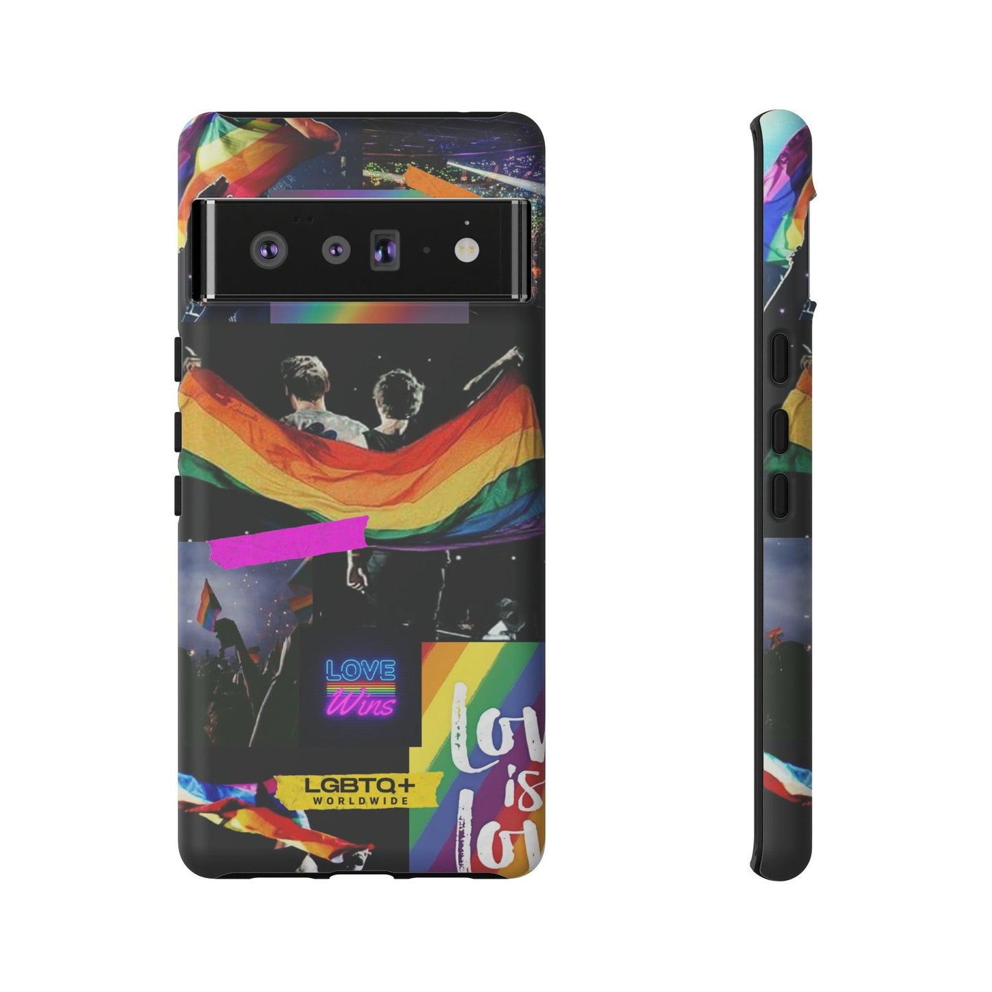 LGBTQWorldwide - ,,COMMUNITY" Doppelgehäuse Handyhülle Accessories, Glossy, iPhone Cases, Matte, Phone accessory, Phone Cases, Samsung Cases, Thermo, Valentine's Day Picks lgbtq Bekleidung Accessoires unisex Zubehör