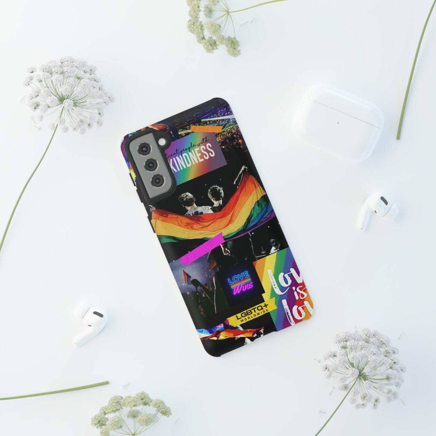 LGBTQWorldwide - ,,COMMUNITY" Doppelgehäuse Handyhülle Accessories, Glossy, iPhone Cases, Matte, Phone accessory, Phone Cases, Samsung Cases, Thermo, Valentine's Day Picks lgbtq Bekleidung Accessoires unisex Zubehör