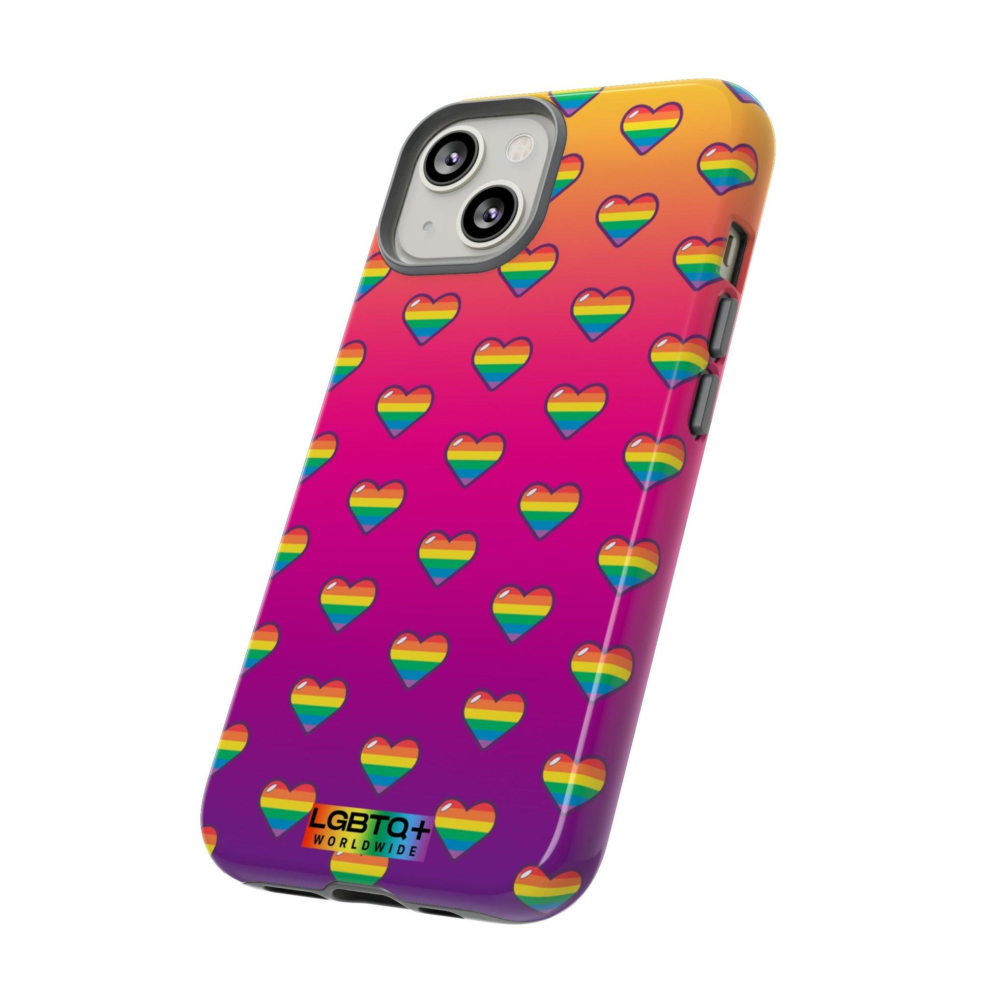 LGBTQWorldwide - ,,HERZ" Doppelgehäuse Handyhülle Accessories, Glossy, iPhone Cases, Matte, Phone accessory, Phone Cases, Samsung Cases, Thermo, Valentine's Day Picks lgbtq Bekleidung Accessoires unisex Zubehör