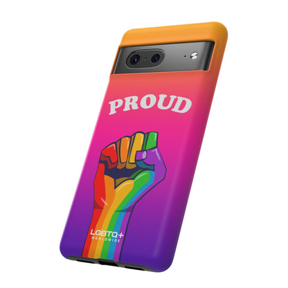 LGBTQWorldwide - ,,GLÜCKLICH" Doppelgehäuse Handyhülle Accessories, Glossy, iPhone Cases, Matte, Phone accessory, Phone Cases, Samsung Cases, Thermo, Valentine's Day Picks lgbtq Bekleidung Accessoires unisex Zubehör