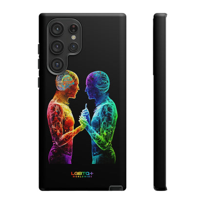 LGBTQWorldwide - ,,ZUSAMMEN" Doppelgehäuse Handyhülle Accessories, Glossy, iPhone Cases, Matte, Phone accessory, Phone Cases, Samsung Cases, tough, Valentine's Day Picks lgbtq Bekleidung Accessoires unisex Zubehör