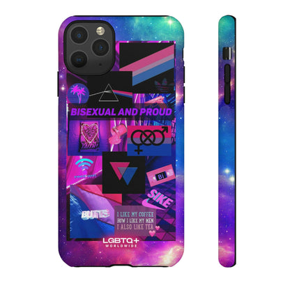 LGBTQWorldwide - ,,BISEXUAL" Doppelgehäuse Handyhülle Accessories, Glossy, iPhone Cases, Matte, Phone accessory, Phone Cases, Samsung Cases, Thermo, Valentine's Day Picks lgbtq Bekleidung Accessoires unisex Zubehör