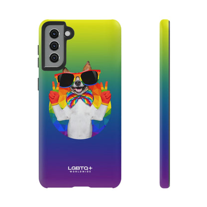 LGBTQWorldwide - ,,GLÜCKLICHER HUND" Doppelgehäuse Handyhülle Accessories, Glossy, iPhone Cases, Matte, Phone accessory, Phone Cases, Samsung Cases, Thermo, Valentine's Day Picks lgbtq Bekleidung Accessoires unisex Zubehör