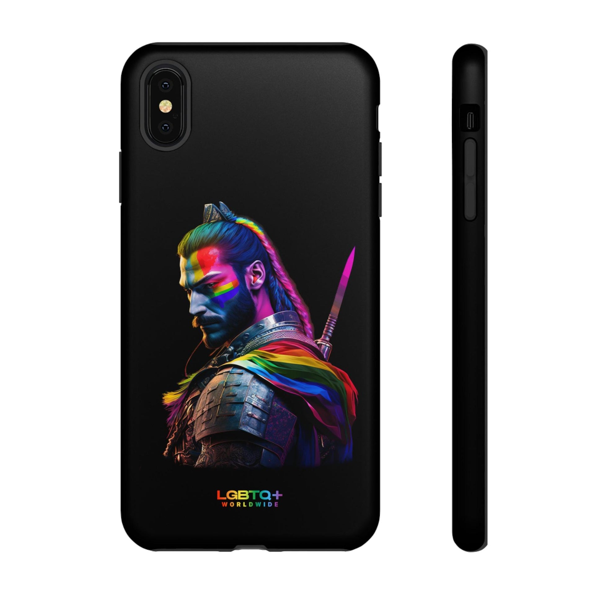 LGBTQWorldwide - ,,SAMURAI" Doppelgehäuse Handyhülle Accessories, Glossy, iPhone Cases, Matte, Phone accessory, Phone Cases, Samsung Cases, tough, Valentine's Day Picks lgbtq Bekleidung Accessoires unisex Zubehör