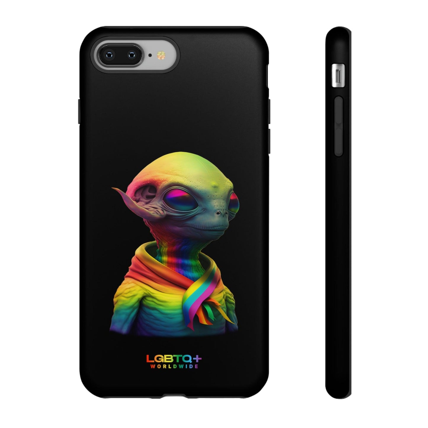 LGBTQWorldwide - ,,ALIEN" Doppelgehäuse Handyhülle Accessories, Glossy, iPhone Cases, Matte, Phone accessory, Phone Cases, Samsung Cases, tough, Valentine's Day Picks lgbtq Bekleidung Accessoires unisex Zubehör