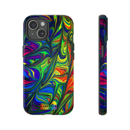 LGBTQWorldwide - ,,ILLUSION" Doppelgehäuse Handyhülle Accessories, Glossy, iPhone Cases, Matte, Phone accessory, Phone Cases, Samsung Cases, Thermo, Valentine's Day Picks lgbtq Bekleidung Accessoires unisex Zubehör