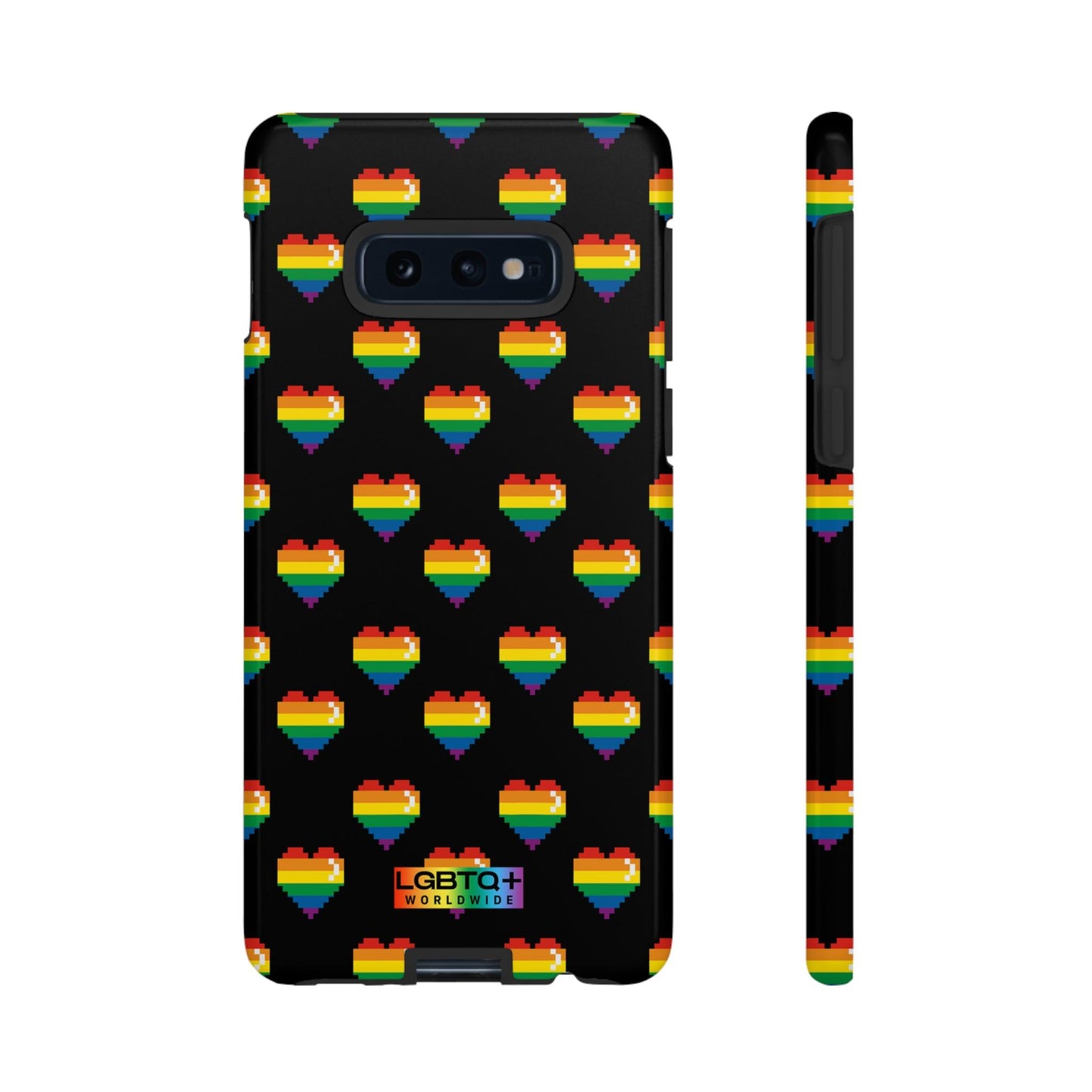 LGBTQWorldwide - ,,COMIC HERZEN" Doppelgehäuse Handyhülle Accessories, Glossy, iPhone Cases, Matte, Phone accessory, Phone Cases, Samsung Cases, Thermo, Valentine's Day Picks lgbtq Bekleidung Accessoires unisex Zubehör