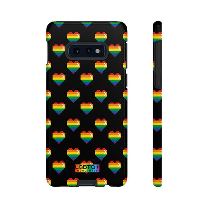 LGBTQWorldwide - ,,COMIC HERZEN" Doppelgehäuse Handyhülle Accessories, Glossy, iPhone Cases, Matte, Phone accessory, Phone Cases, Samsung Cases, Thermo, Valentine's Day Picks lgbtq Bekleidung Accessoires unisex Zubehör