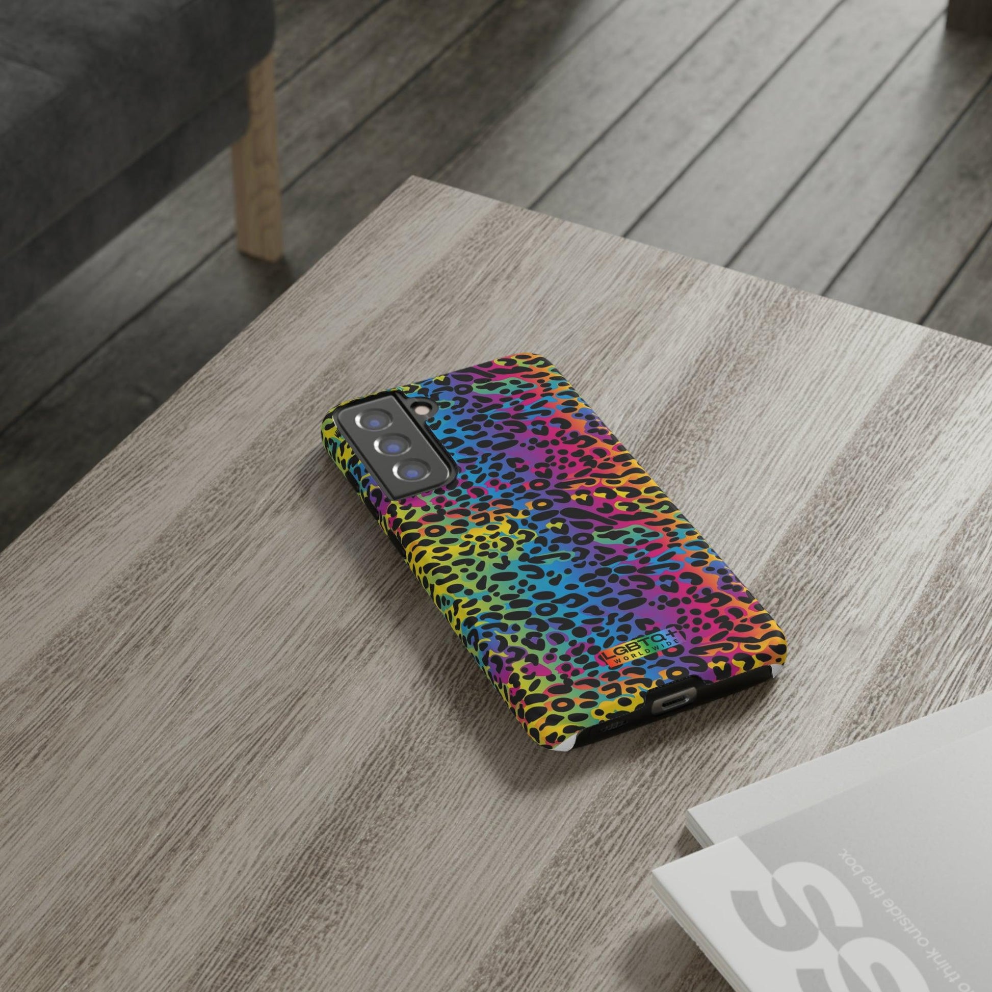 LGBTQWorldwide - ,,LEOPARD" Doppelgehäuse Handyhülle Accessories, Glossy, iPhone Cases, Matte, Phone accessory, Phone Cases, Samsung Cases, Thermo, Valentine's Day Picks lgbtq Bekleidung Accessoires unisex Zubehör