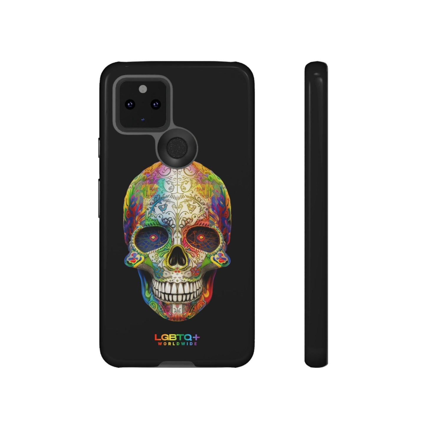 LGBTQWorldwide - ,,SKULL HEAD" Doppelgehäuse Handyhülle Accessories, Glossy, iPhone Cases, Matte, Phone accessory, Phone Cases, Samsung Cases, tough, Valentine's Day Picks lgbtq Bekleidung Accessoires unisex Zubehör