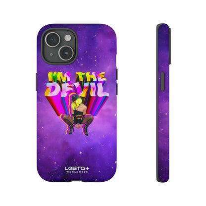 LGBTQWorldwide - ,,I AM THE DEVIL" Doppelgehäuse Handyhülle Accessories, Glossy, iPhone Cases, Matte, Phone accessory, Phone Cases, Samsung Cases, Thermo, Valentine's Day Picks lgbtq Bekleidung Accessoires unisex Zubehör