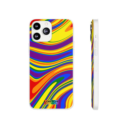 LGBTQWorldwide - ,,FARBEN" Flexible Handyhülle Accessories, Case, iPhone, iPhone Cases, Phone accessory, Phone Cases, Samsung Cases, silikon, Valentine's Day promotion lgbtq Bekleidung Accessoires unisex Zubehör