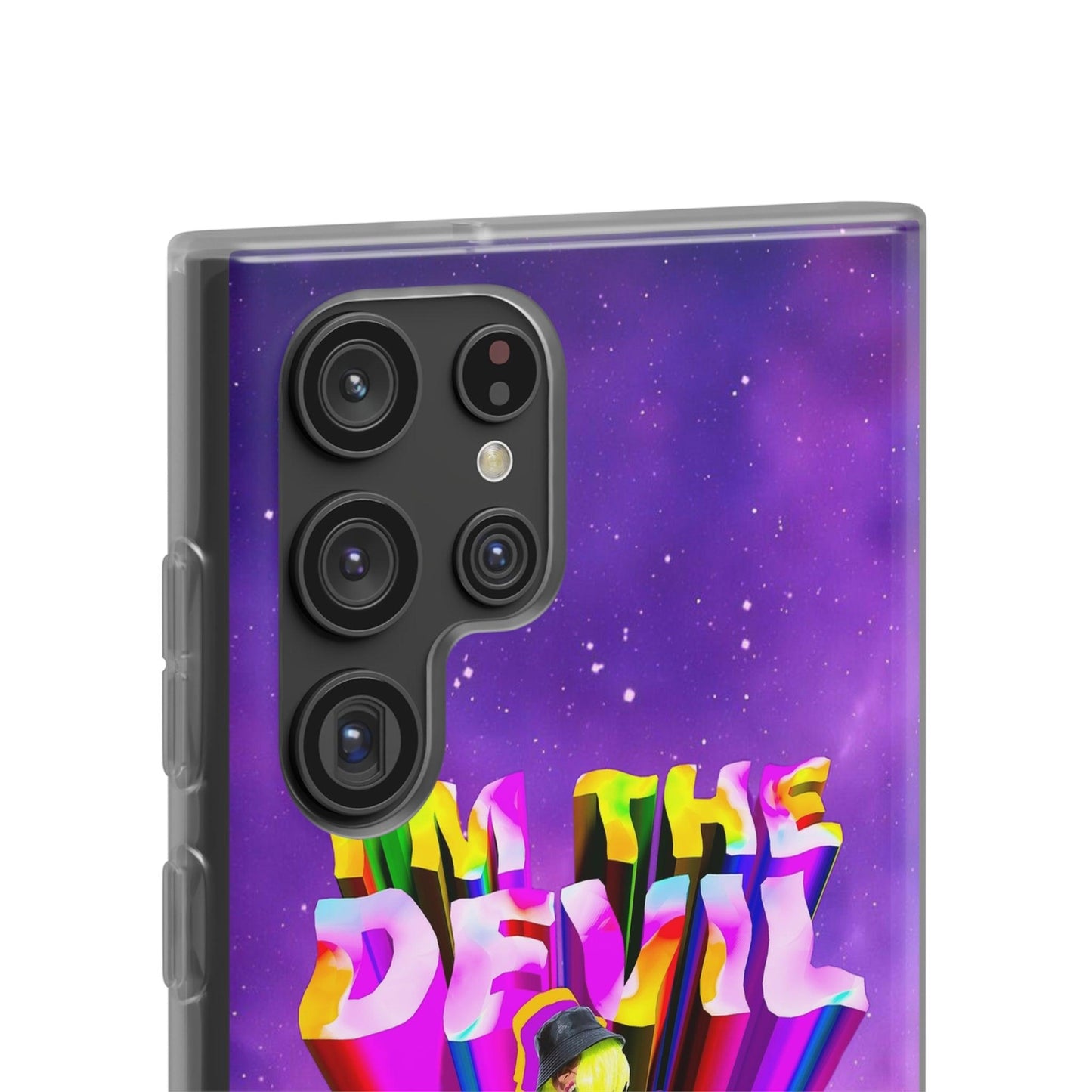 LGBTQWorldwide - ,,I AM THE DEVIL" Flexible Handyhülle Accessories, Case, iPhone, iPhone Cases, Phone accessory, Phone Cases, Samsung Cases, silikon, Valentine's Day promotion lgbtq Bekleidung Accessoires unisex Zubehör