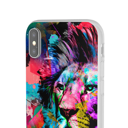 LGBTQWorldwide - ,,STARKER LÖWE" Flexible Handyhülle Accessories, Case, iPhone, iPhone Cases, Phone accessory, Phone Cases, Samsung Cases, silikon, Valentine's Day promotion lgbtq Bekleidung Accessoires unisex Zubehör