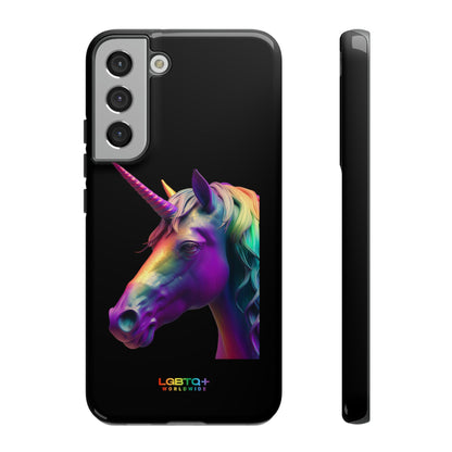 LGBTQWorldwide - ,,REGENBOGEN EINHORN" Doppelgehäuse Handyhülle Accessories, Glossy, iPhone Cases, Matte, Phone accessory, Phone Cases, Samsung Cases, tough, Valentine's Day Picks lgbtq Bekleidung Accessoires unisex Zubehör