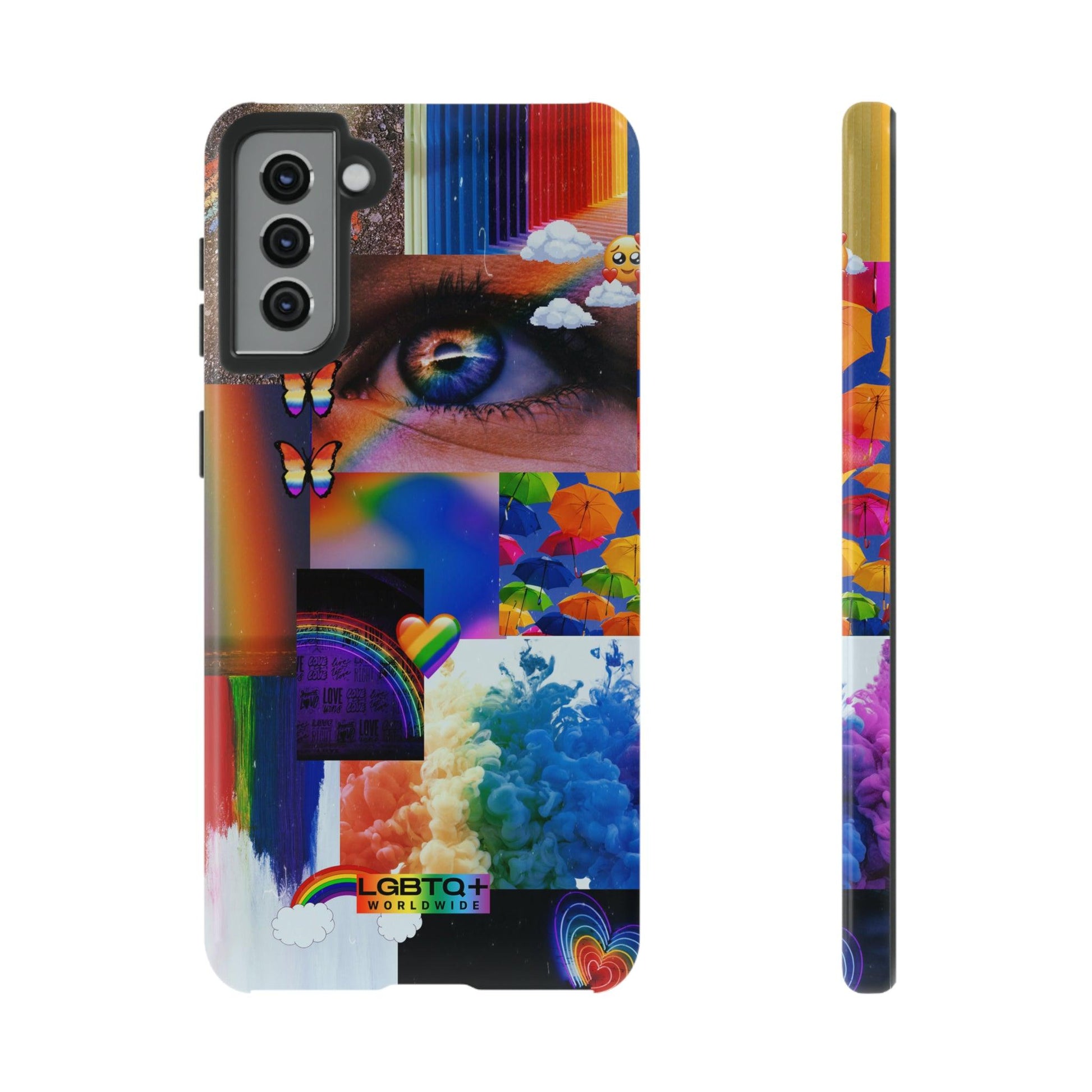 LGBTQWorldwide - ,,VISION" Doppelgehäuse Handyhülle Accessories, Glossy, iPhone Cases, Matte, Phone accessory, Phone Cases, Samsung Cases, Thermo, Valentine's Day Picks lgbtq Bekleidung Accessoires unisex Zubehör