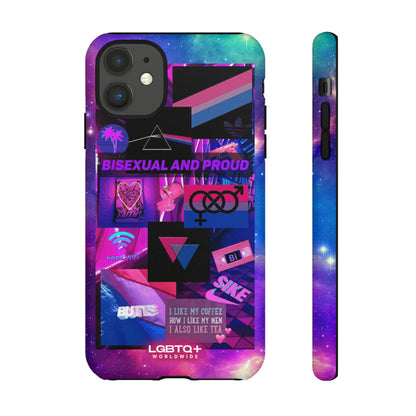 LGBTQWorldwide - ,,BISEXUAL" Doppelgehäuse Handyhülle Accessories, Glossy, iPhone Cases, Matte, Phone accessory, Phone Cases, Samsung Cases, Thermo, Valentine's Day Picks lgbtq Bekleidung Accessoires unisex Zubehör