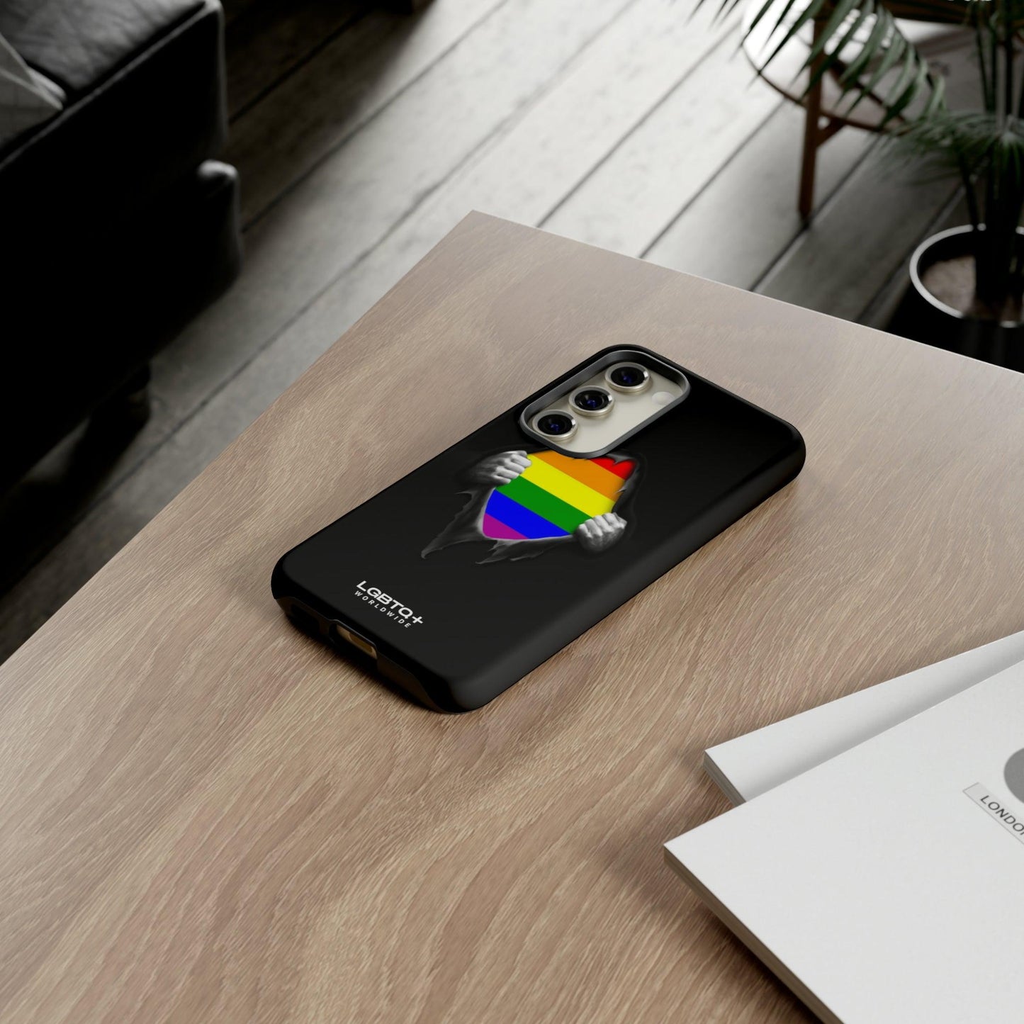 LGBTQWorldwide - ,,SCHWARZES LOCH" Doppelgehäuse Handyhülle Accessories, Glossy, iPhone Cases, Matte, Phone accessory, Phone Cases, Samsung Cases, Thermo, Valentine's Day Picks lgbtq Bekleidung Accessoires unisex Zubehör