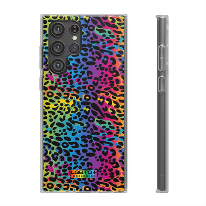 LGBTQWorldwide - ,,LEOPARD" Flexible Handyhülle Accessories, Case, iPhone, iPhone Cases, Phone accessory, Phone Cases, Samsung Cases, silikon, Valentine's Day promotion lgbtq Bekleidung Accessoires unisex Zubehör