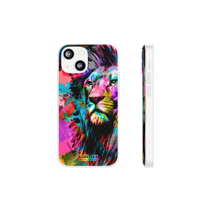 LGBTQWorldwide - ,,STARKER LÖWE" Flexible Handyhülle Accessories, Case, iPhone, iPhone Cases, Phone accessory, Phone Cases, Samsung Cases, silikon, Valentine's Day promotion lgbtq Bekleidung Accessoires unisex Zubehör