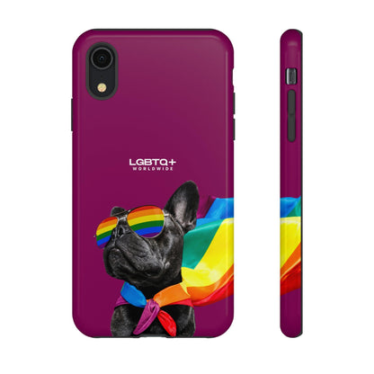 LGBTQWorldwide - ,,GLÜCKLICHER HUND" Doppelgehäuse Handyhülle Accessories, Glossy, iPhone Cases, Matte, Phone accessory, Phone Cases, Samsung Cases, Thermo, Valentine's Day Picks lgbtq Bekleidung Accessoires unisex Zubehör