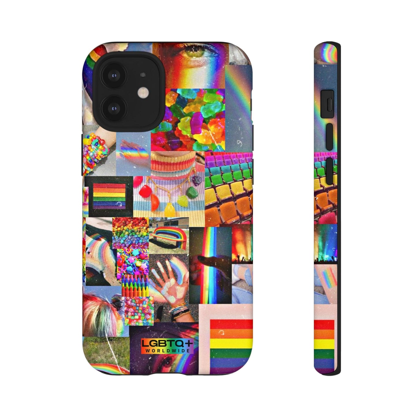 LGBTQWorldwide - ,,FARBEN" Doppelgehäuse Handyhülle Accessories, Glossy, iPhone Cases, Matte, Phone accessory, Phone Cases, Samsung Cases, Thermo, Valentine's Day Picks lgbtq Bekleidung Accessoires unisex Zubehör