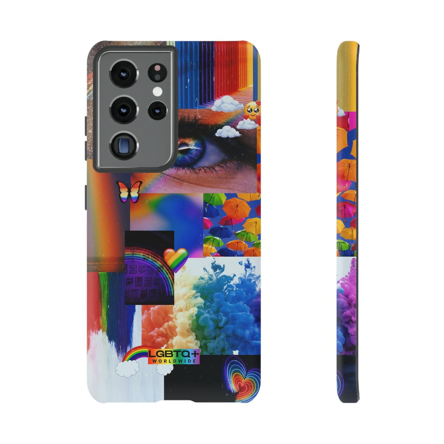 LGBTQWorldwide - ,,VISION" Doppelgehäuse Handyhülle Accessories, Glossy, iPhone Cases, Matte, Phone accessory, Phone Cases, Samsung Cases, Thermo, Valentine's Day Picks lgbtq Bekleidung Accessoires unisex Zubehör