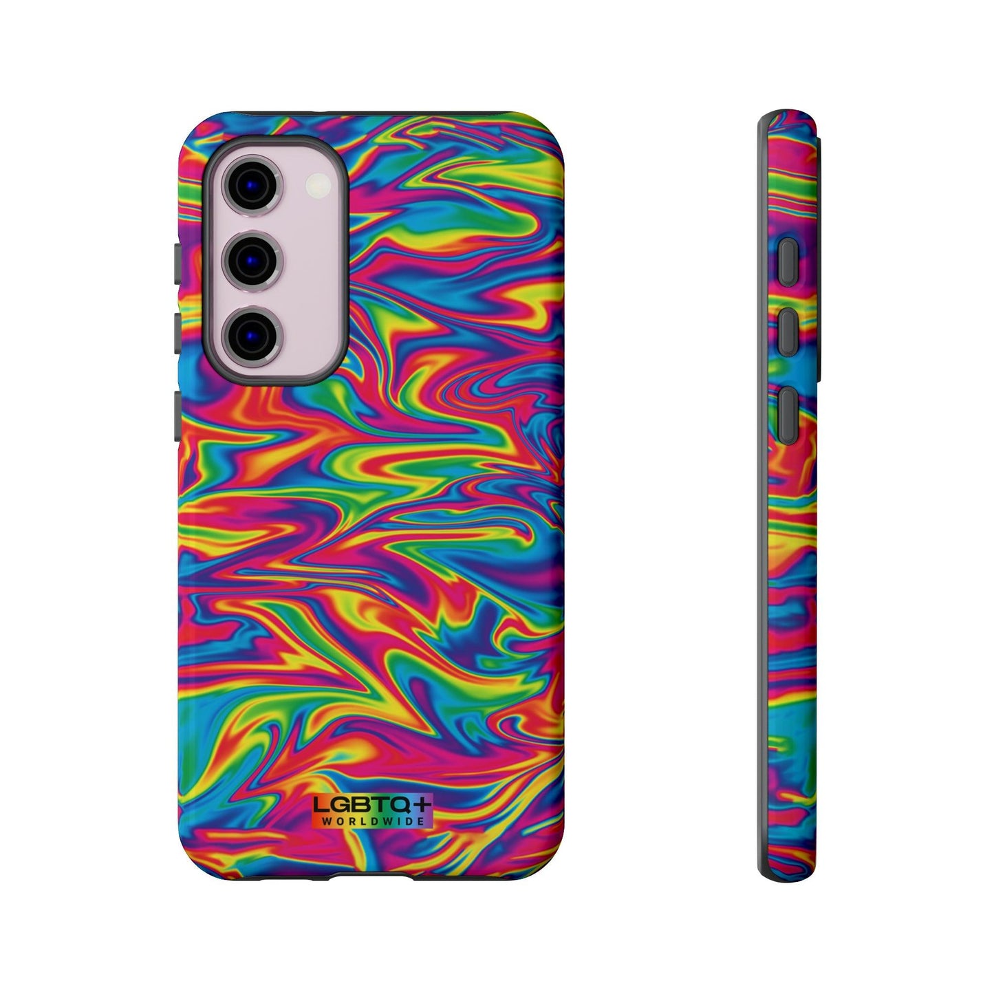 LGBTQWorldwide - ,,ABSTRACT" Doppelgehäuse Handyhülle Accessories, Glossy, iPhone Cases, Matte, Phone accessory, Phone Cases, Samsung Cases, Thermo, Valentine's Day Picks lgbtq Bekleidung Accessoires unisex Zubehör