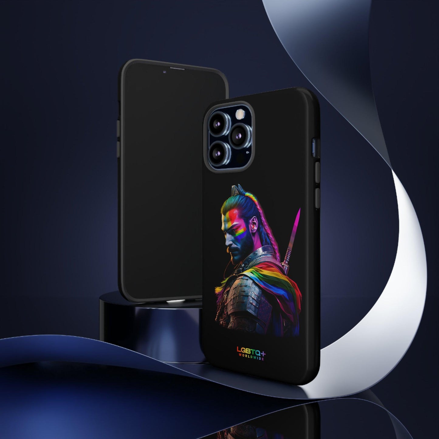 LGBTQWorldwide - ,,SAMURAI" Doppelgehäuse Handyhülle Accessories, Glossy, iPhone Cases, Matte, Phone accessory, Phone Cases, Samsung Cases, tough, Valentine's Day Picks lgbtq Bekleidung Accessoires unisex Zubehör