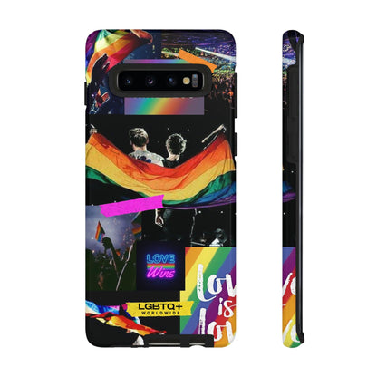 LGBTQWorldwide - ,,COMMUNITY" Doppelgehäuse Handyhülle Accessories, Glossy, iPhone Cases, Matte, Phone accessory, Phone Cases, Samsung Cases, Thermo, Valentine's Day Picks lgbtq Bekleidung Accessoires unisex Zubehör