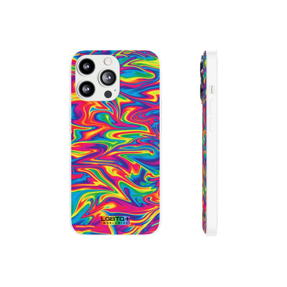 LGBTQWorldwide - ,,ABSTRACT" Flexible Handyhülle Accessories, Case, iPhone, iPhone Cases, Phone accessory, Phone Cases, Samsung Cases, silikon, Valentine's Day promotion lgbtq Bekleidung Accessoires unisex Zubehör