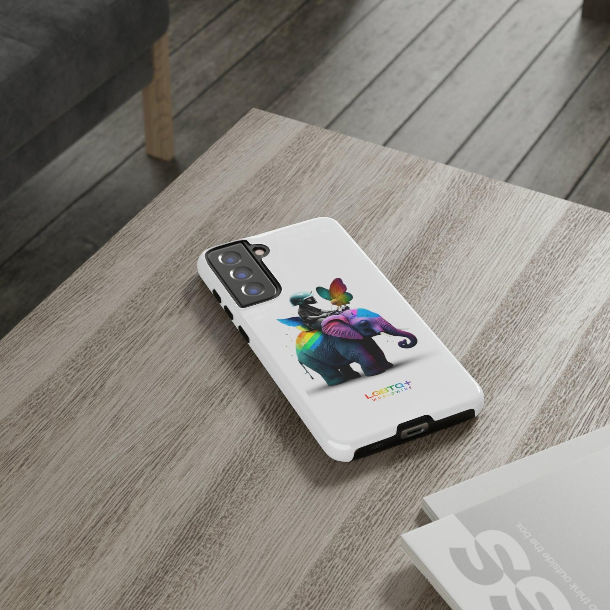 LGBTQWorldwide - ,,SCHMETTERLING" Doppelgehäuse Handyhülle Accessories, Glossy, iPhone Cases, Matte, Phone accessory, Phone Cases, Samsung Cases, tough, Valentine's Day Picks lgbtq Bekleidung Accessoires unisex Zubehör