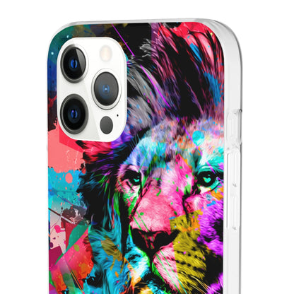 LGBTQWorldwide - ,,STARKER LÖWE" Flexible Handyhülle Accessories, Case, iPhone, iPhone Cases, Phone accessory, Phone Cases, Samsung Cases, silikon, Valentine's Day promotion lgbtq Bekleidung Accessoires unisex Zubehör