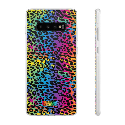 LGBTQWorldwide - ,,LEOPARD" Flexible Handyhülle Accessories, Case, iPhone, iPhone Cases, Phone accessory, Phone Cases, Samsung Cases, silikon, Valentine's Day promotion lgbtq Bekleidung Accessoires unisex Zubehör