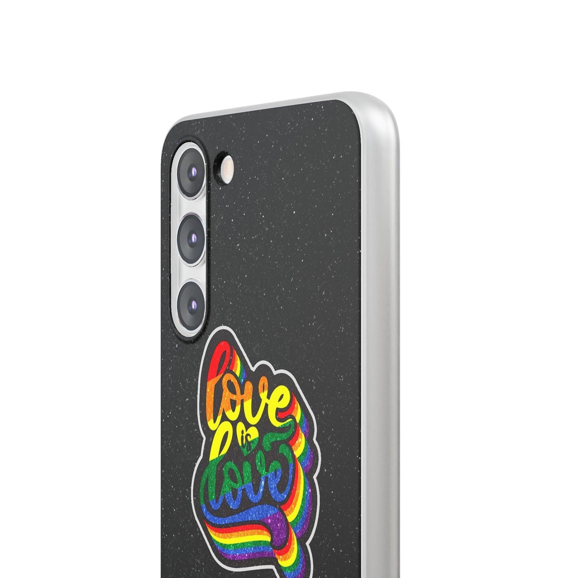 LGBTQWorldwide - ,,LIEBE IST LIEBE" Flexible Handyhülle Accessories, Case, iPhone, iPhone Cases, Phone accessory, Phone Cases, Samsung Cases, Valentine's Day promotion lgbtq Bekleidung Accessoires unisex Zubehör