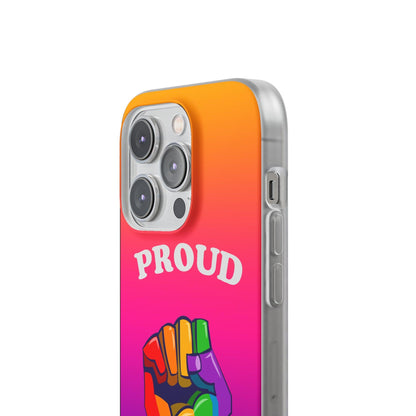 LGBTQWorldwide - ,,GLÜCKLICH" Flexible Handyhülle Accessories, Case, iPhone, iPhone Cases, Phone accessory, Phone Cases, Samsung Cases, silikon, Valentine's Day promotion lgbtq Bekleidung Accessoires unisex Zubehör