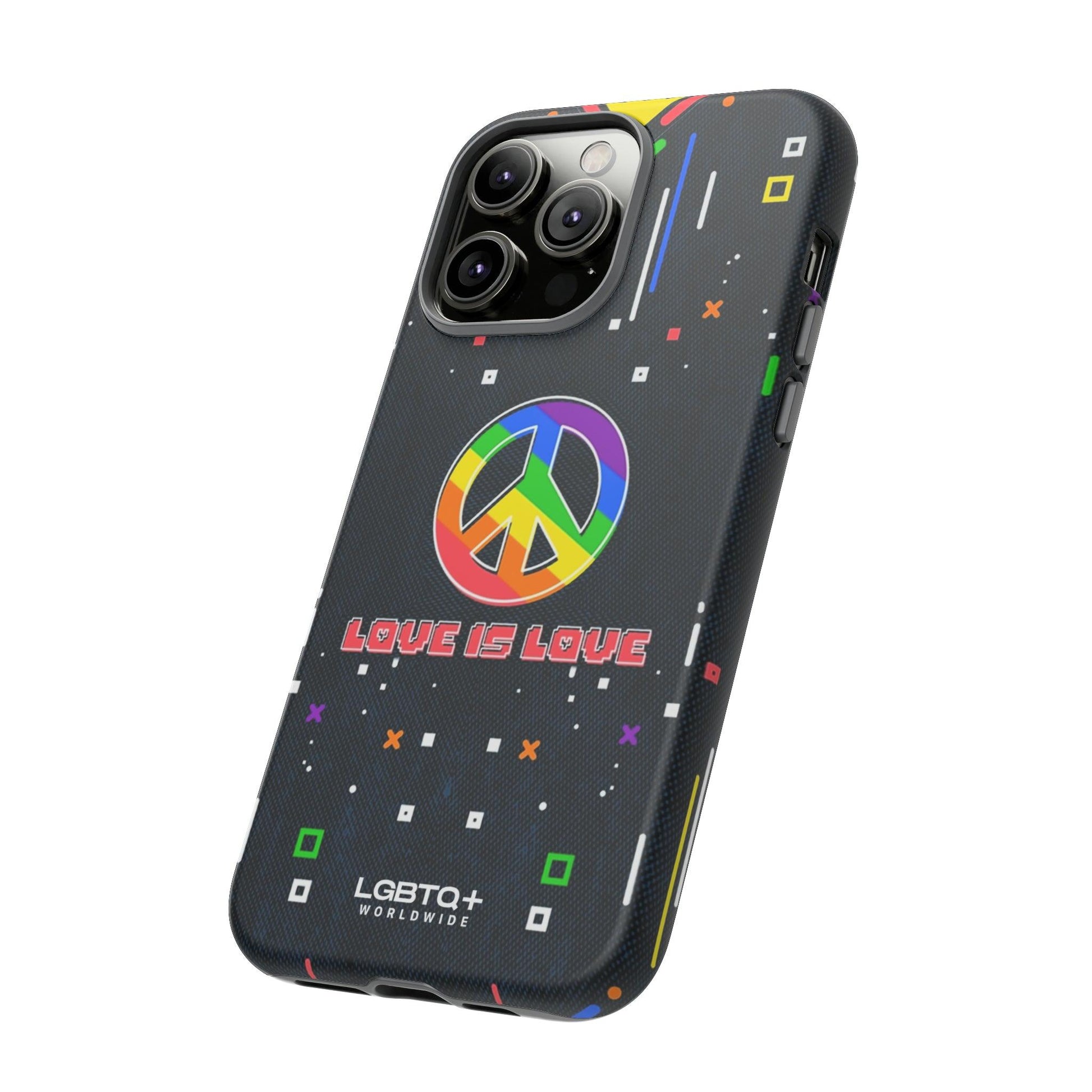 LGBTQWorldwide - ,,PEACE" Doppelgehäuse Handyhülle Accessories, Glossy, iPhone Cases, Matte, Phone accessory, Phone Cases, Samsung Cases, Thermo, Valentine's Day Picks lgbtq Bekleidung Accessoires unisex Zubehör