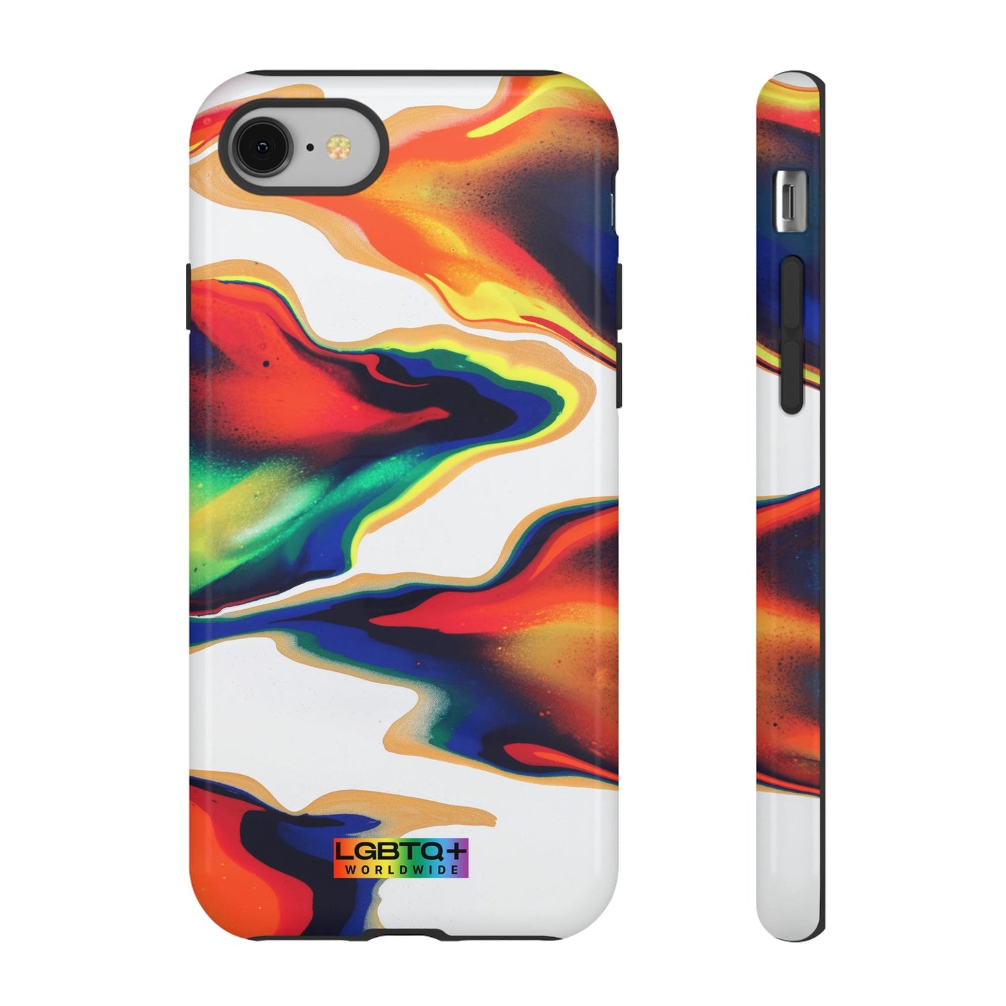 LGBTQWorldwide - ,,EINZIGARTIG" Doppelgehäuse Handyhülle Accessories, Glossy, iPhone Cases, Matte, Phone accessory, Phone Cases, Samsung Cases, Thermo, Valentine's Day Picks lgbtq Bekleidung Accessoires unisex Zubehör