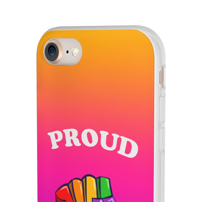 LGBTQWorldwide - ,,GLÜCKLICH" Flexible Handyhülle Accessories, Case, iPhone, iPhone Cases, Phone accessory, Phone Cases, Samsung Cases, silikon, Valentine's Day promotion lgbtq Bekleidung Accessoires unisex Zubehör