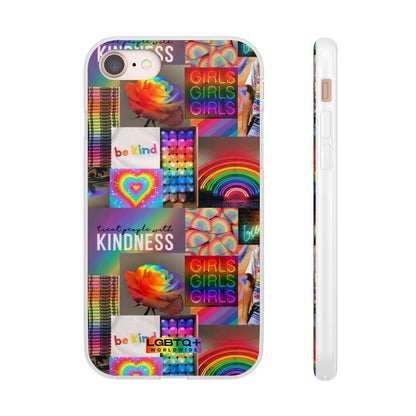 LGBTQWorldwide - ,,FREUNDLICHKEIT" Flexible Handyhülle Accessories, Case, iPhone, iPhone Cases, Phone accessory, Phone Cases, Samsung Cases, silikon, Valentine's Day promotion lgbtq Bekleidung Accessoires unisex Zubehör