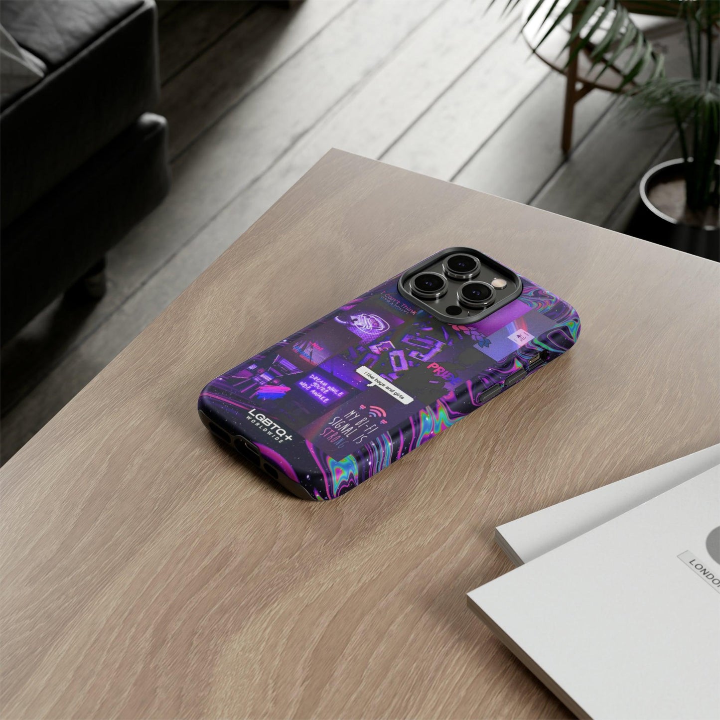 LGBTQWorldwide - ,,SIGNAL" Doppelgehäuse Handyhülle Accessories, Glossy, iPhone Cases, Matte, Phone accessory, Phone Cases, Samsung Cases, Thermo, Valentine's Day Picks lgbtq Bekleidung Accessoires unisex Zubehör