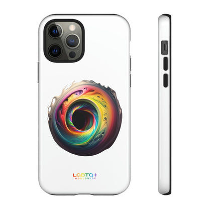 LGBTQWorldwide - ,,SCHWARZES LOCH" Doppelgehäuse Handyhülle Accessories, Glossy, iPhone Cases, Matte, Phone accessory, Phone Cases, Samsung Cases, tough, Valentine's Day Picks lgbtq Bekleidung Accessoires unisex Zubehör