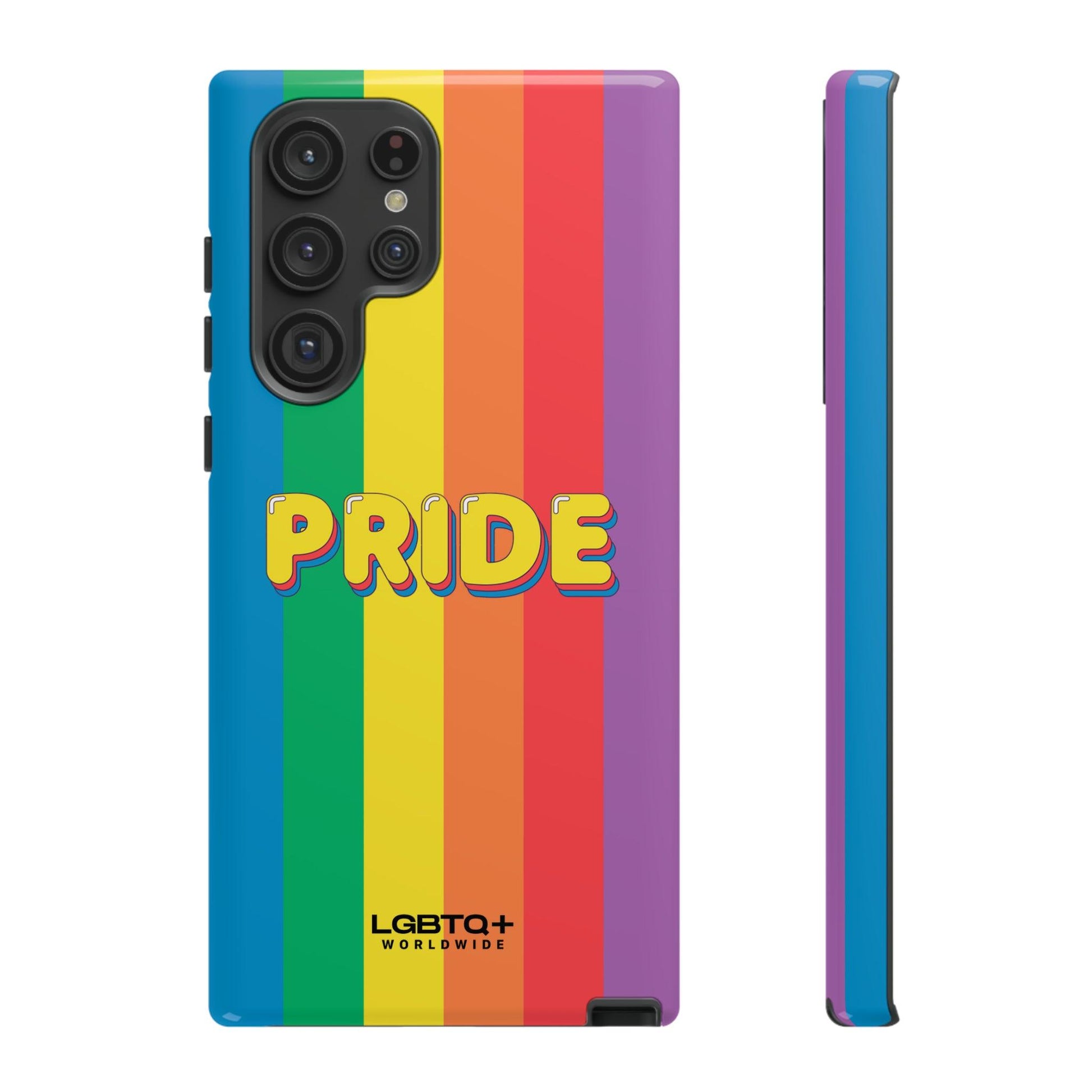 LGBTQWorldwide - ,,PRIDE" Doppelgehäuse Handyhülle Accessories, Glossy, iPhone Cases, Matte, Phone accessory, Phone Cases, Samsung Cases, Thermo, Valentine's Day Picks lgbtq Bekleidung Accessoires unisex Zubehör