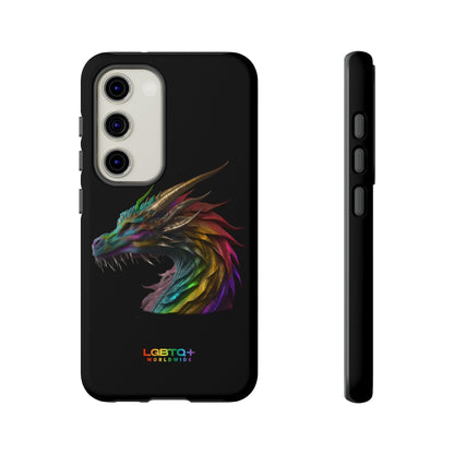 LGBTQWorldwide - ,,DRACHE" Doppelgehäuse Handyhülle Accessories, Glossy, iPhone Cases, Matte, Phone accessory, Phone Cases, Samsung Cases, tough, Valentine's Day Picks lgbtq Bekleidung Accessoires unisex Zubehör