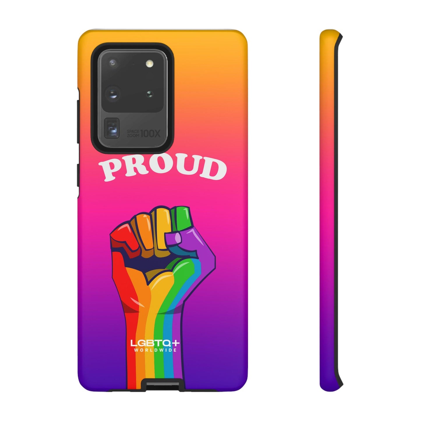 LGBTQWorldwide - ,,GLÜCKLICH" Doppelgehäuse Handyhülle Accessories, Glossy, iPhone Cases, Matte, Phone accessory, Phone Cases, Samsung Cases, Thermo, Valentine's Day Picks lgbtq Bekleidung Accessoires unisex Zubehör