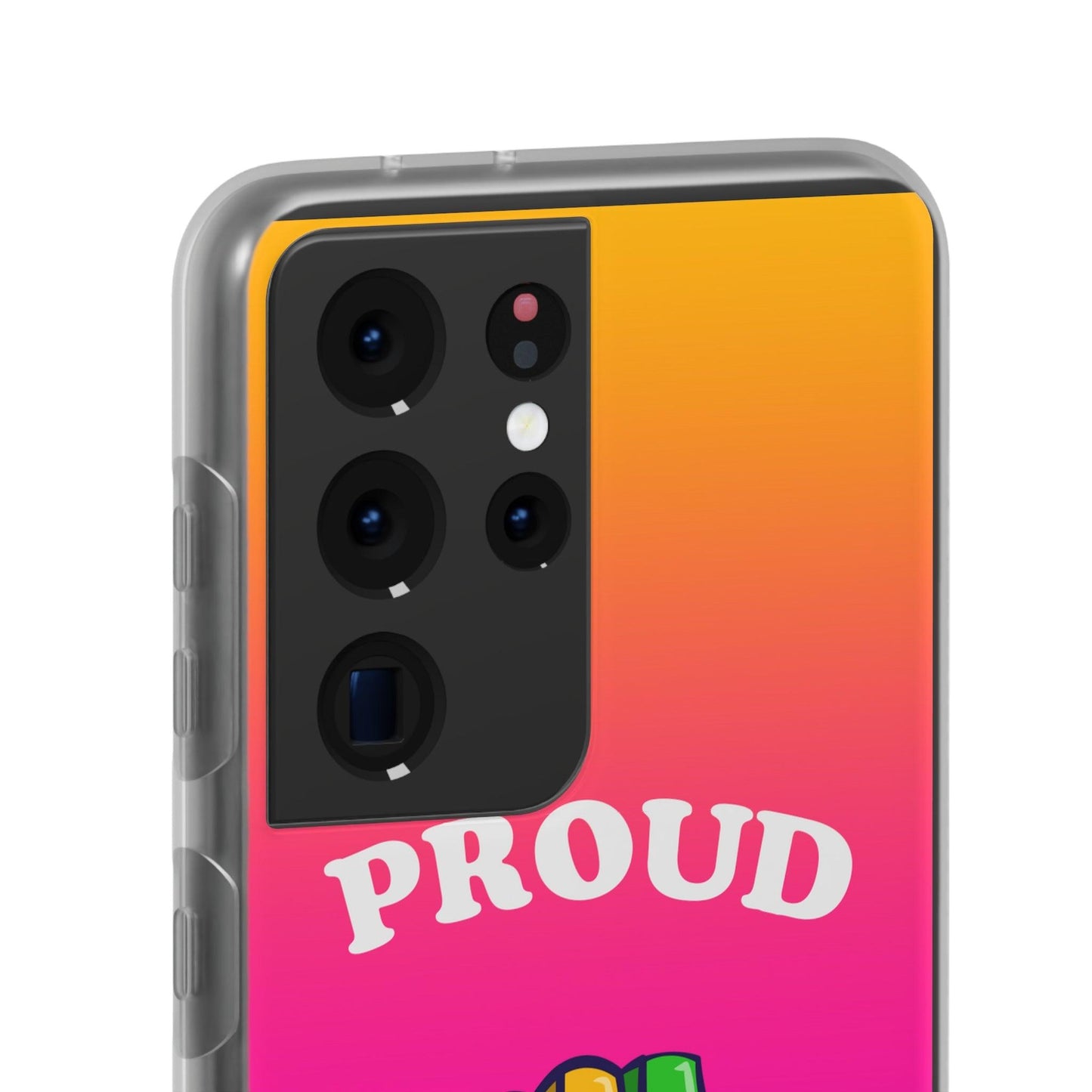 LGBTQWorldwide - ,,GLÜCKLICH" Flexible Handyhülle Accessories, Case, iPhone, iPhone Cases, Phone accessory, Phone Cases, Samsung Cases, silikon, Valentine's Day promotion lgbtq Bekleidung Accessoires unisex Zubehör