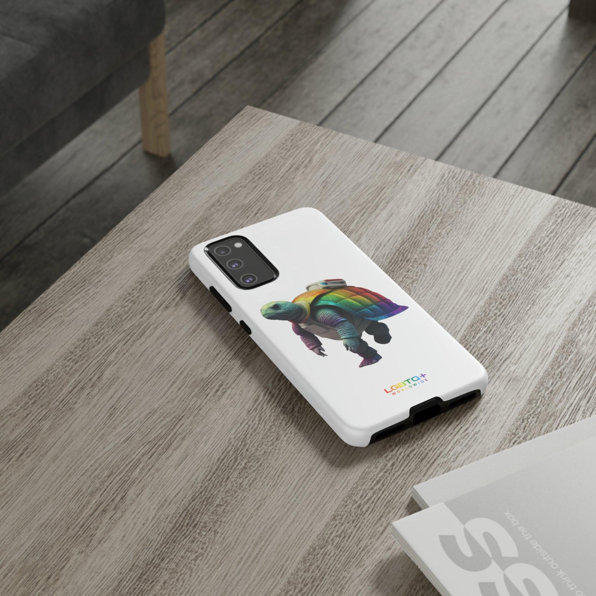 LGBTQWorldwide - ,,SCHILDKRÖTE" Doppelgehäuse Handyhülle Accessories, Glossy, iPhone Cases, Matte, Phone accessory, Phone Cases, Samsung Cases, tough, Valentine's Day Picks lgbtq Bekleidung Accessoires unisex Zubehör